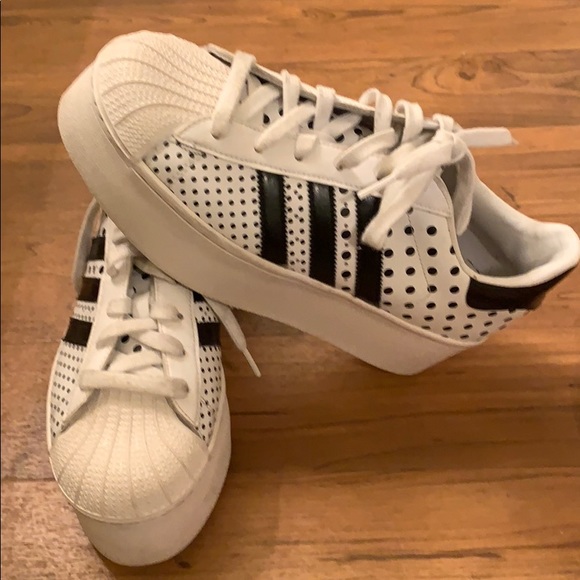 adidas polka dot trainers